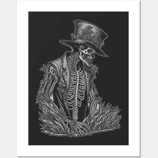 Mr. Leprechaun Skeleton Posters and Art